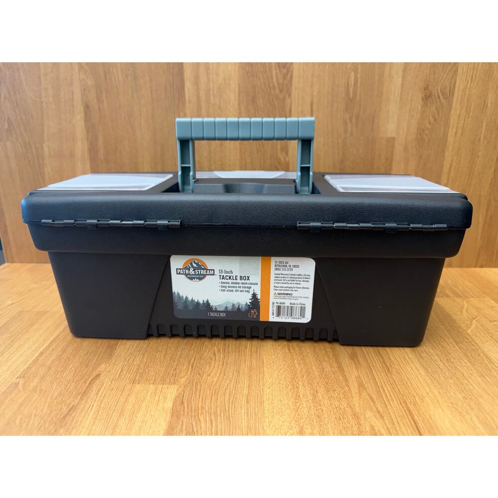 NWT 13” Organizer Storage Box Tackle Box Craft Sewing Tool Case